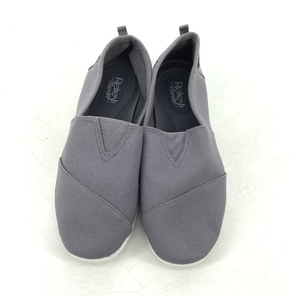 Refresh Comfort Women's Size 9 Jump-13 Sneakers Low Top Slip On Shoes Gray NEW - Picture 5 of 5